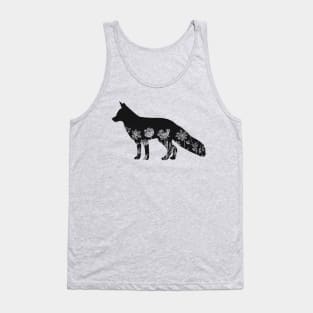 Floral Fox Tank Top